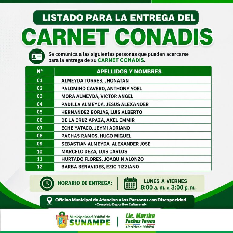 Carnet Conadis