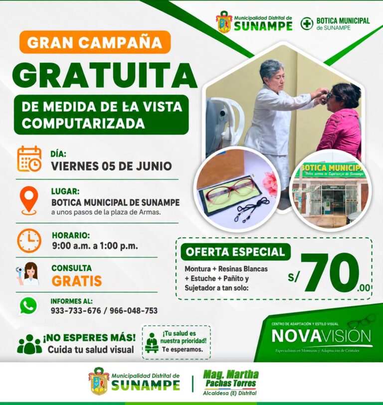 Campaña Gratuita de Medida de la Vista 5JUN2026