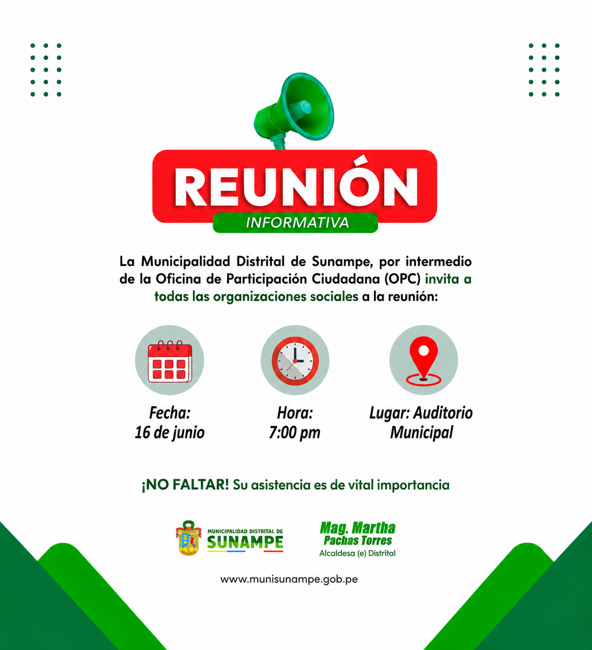 reunion informativa 16 de junio