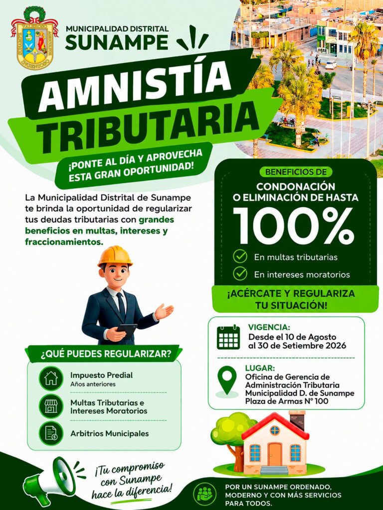 Adminstia Tributaria en Sunampe