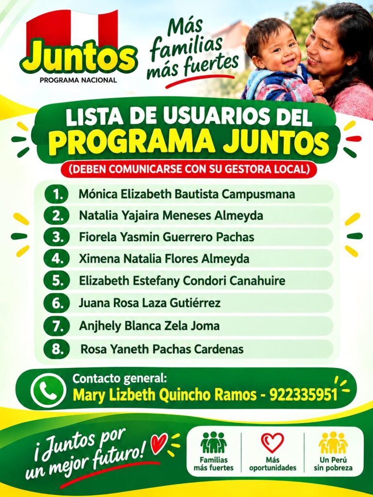 Programa Juntos Comunicado